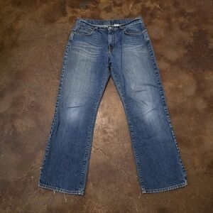 Lucky Brand Blue Dungarees Classic Fit Jeans